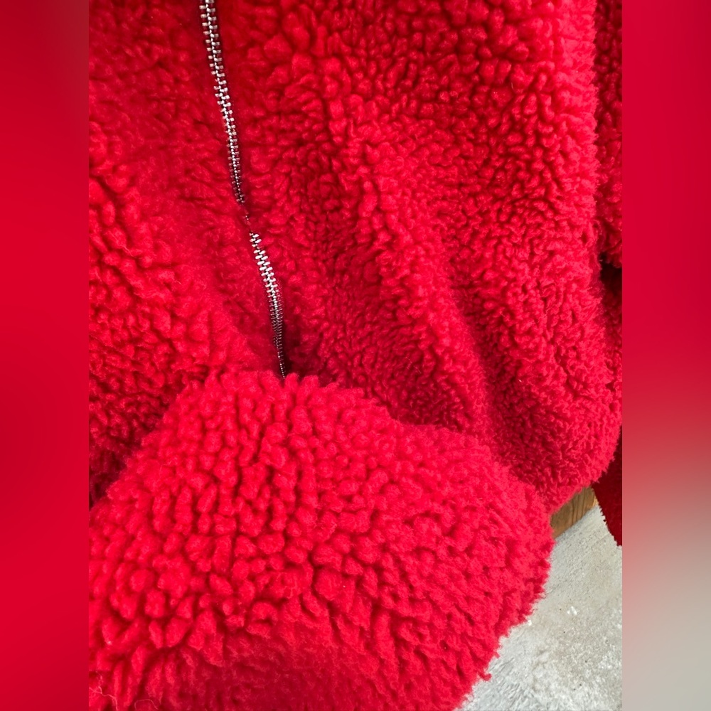 Tiger Mist Red Teddy Jacket - Picture 4 of 6